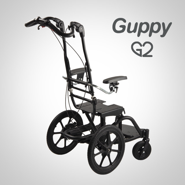 Guppy G2 Mat zwart_logo